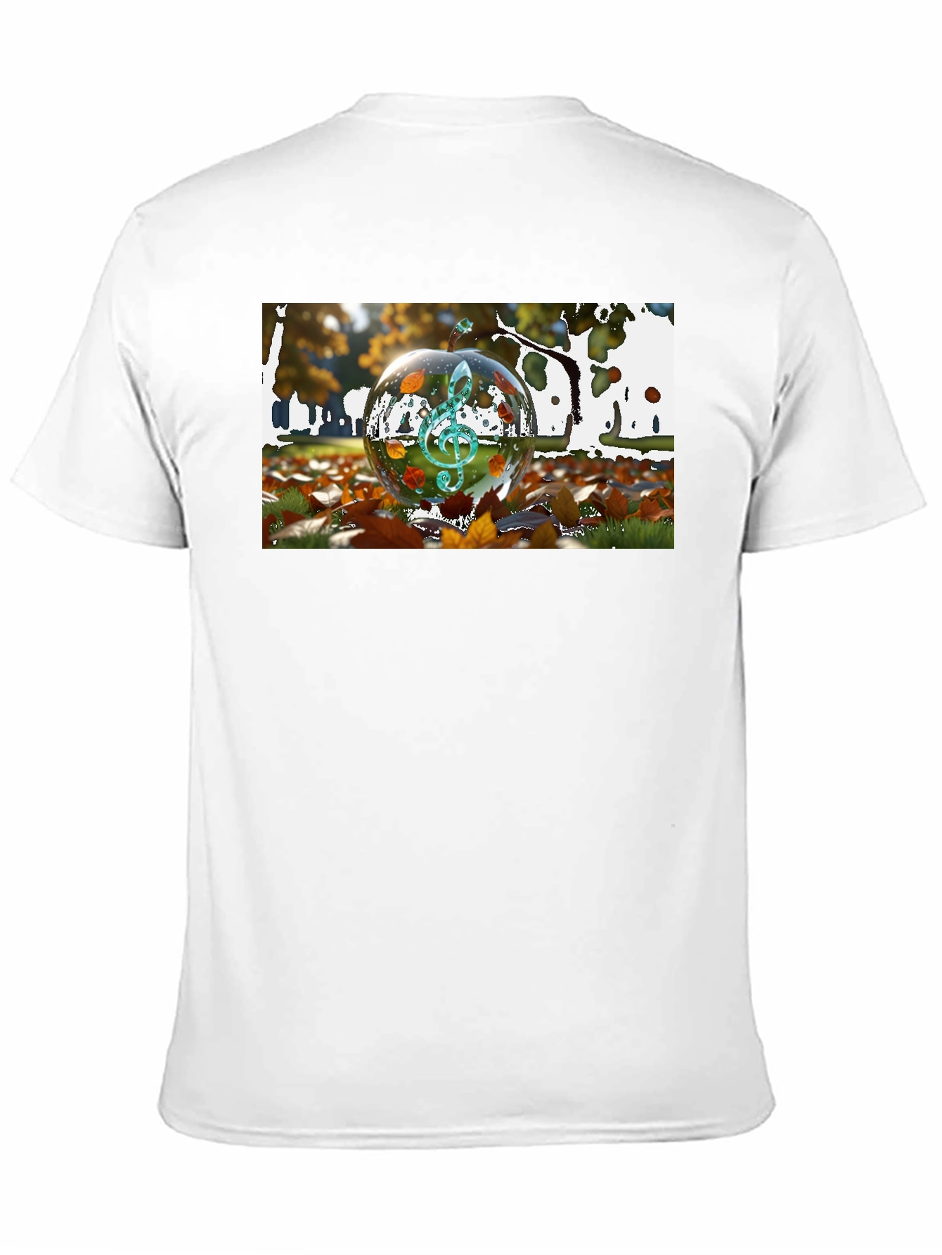 Black Musical Autumn T-Shirt - Unique Fall Design view 11