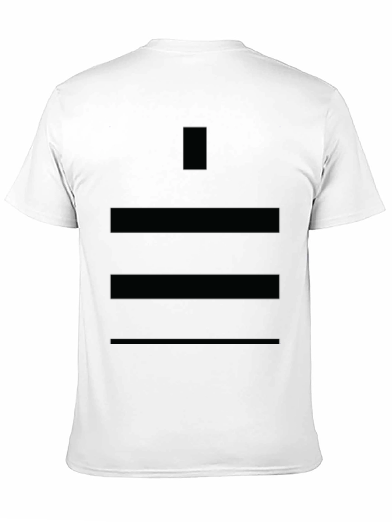 Black Stylish Men's Black T-Shirt with Geometric Design view 11