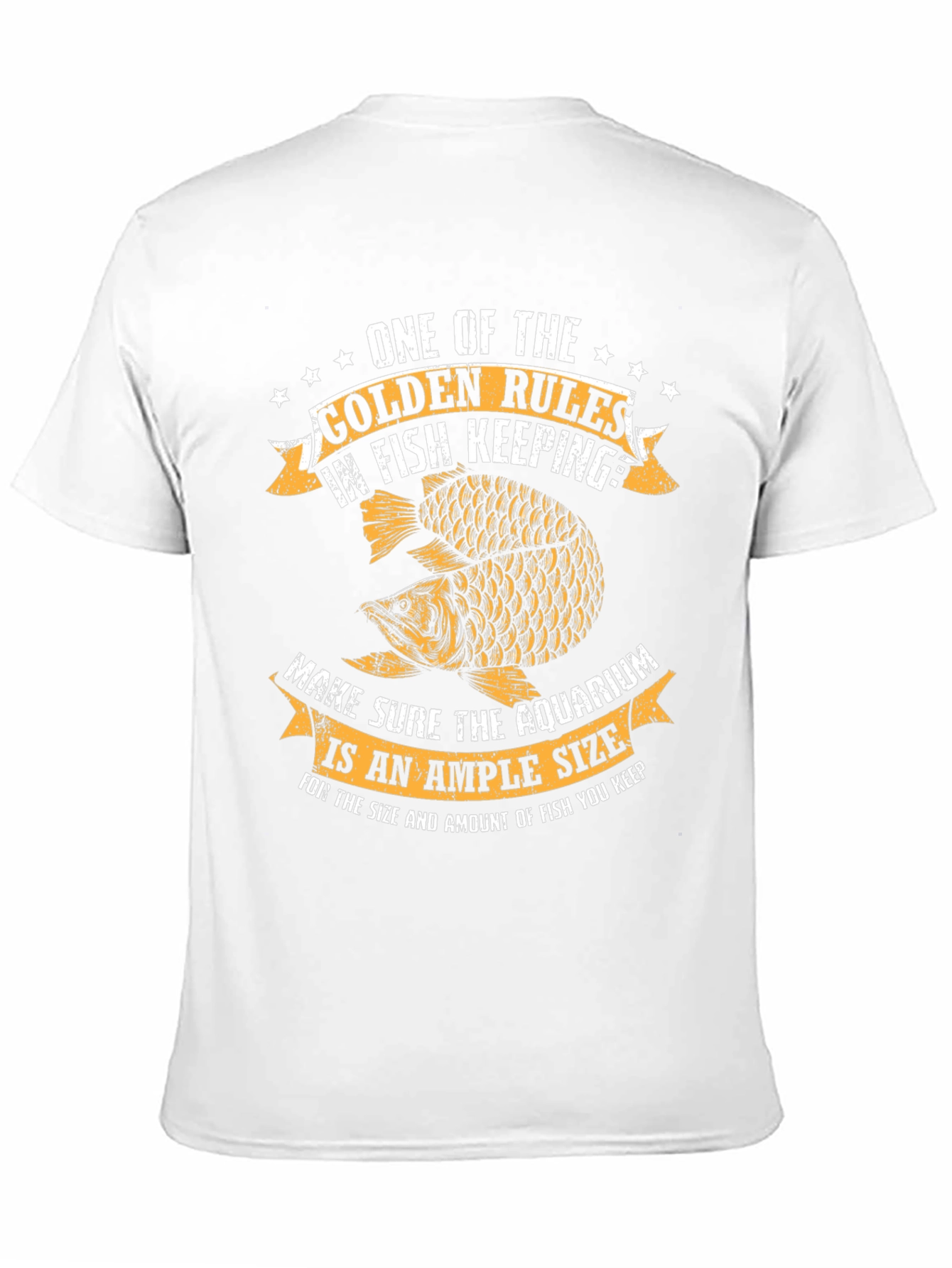Black Golden Rules Fish Keeping T-Shirt view 11