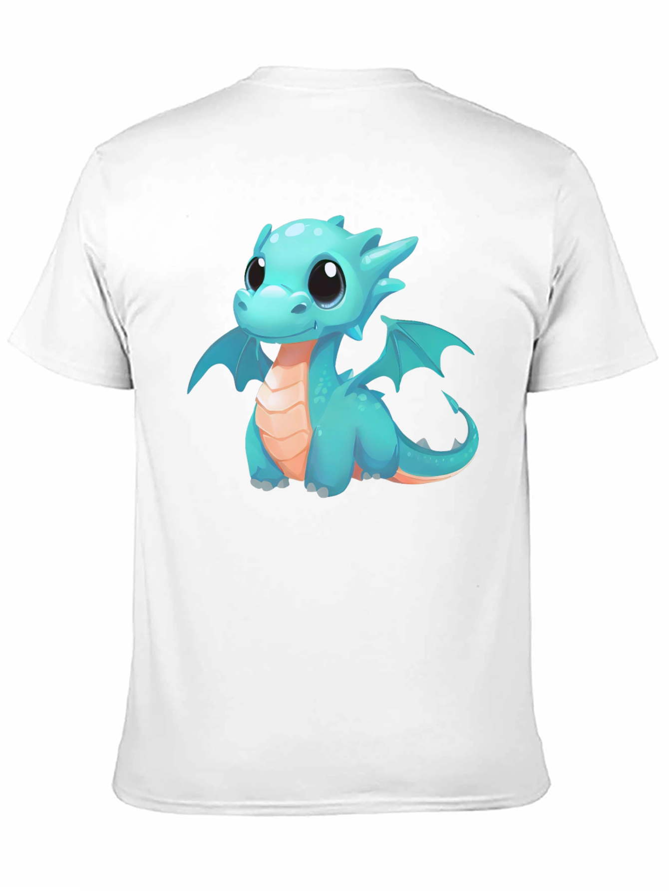Black Cute Dragon Graphic T-Shirt - Black view 11