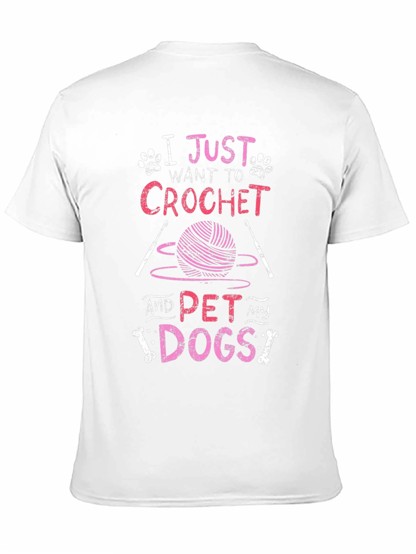 Black Crochet and Dogs T-Shirt view 11