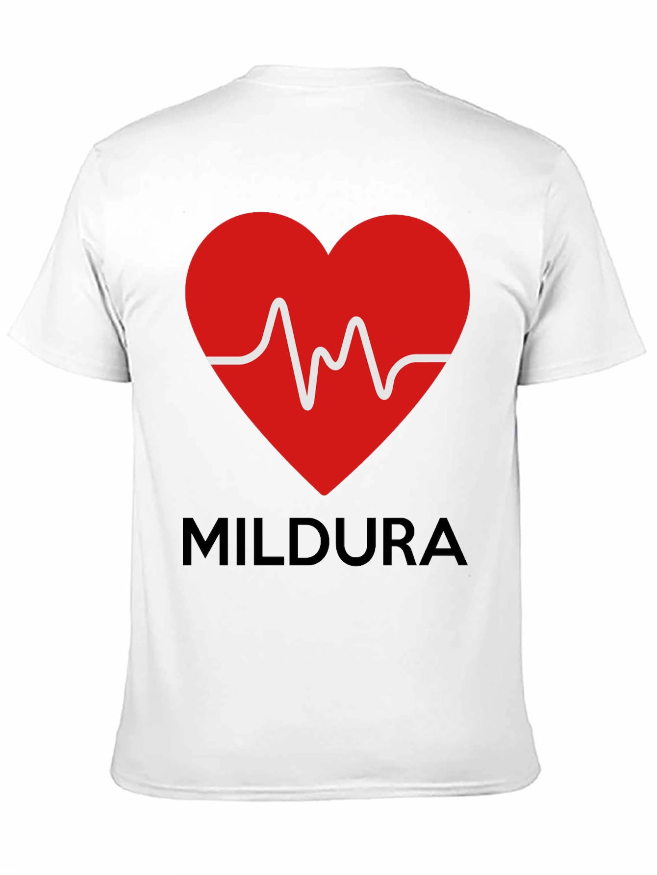 Black Mildura Heartbeat Graphic Tee - Black view 11