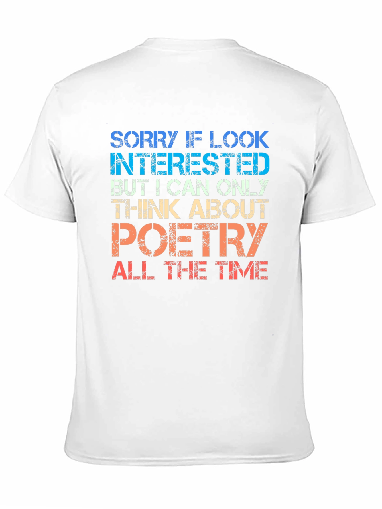 Black Poetry Lover T-Shirt - Funny Graphic Tee view 11