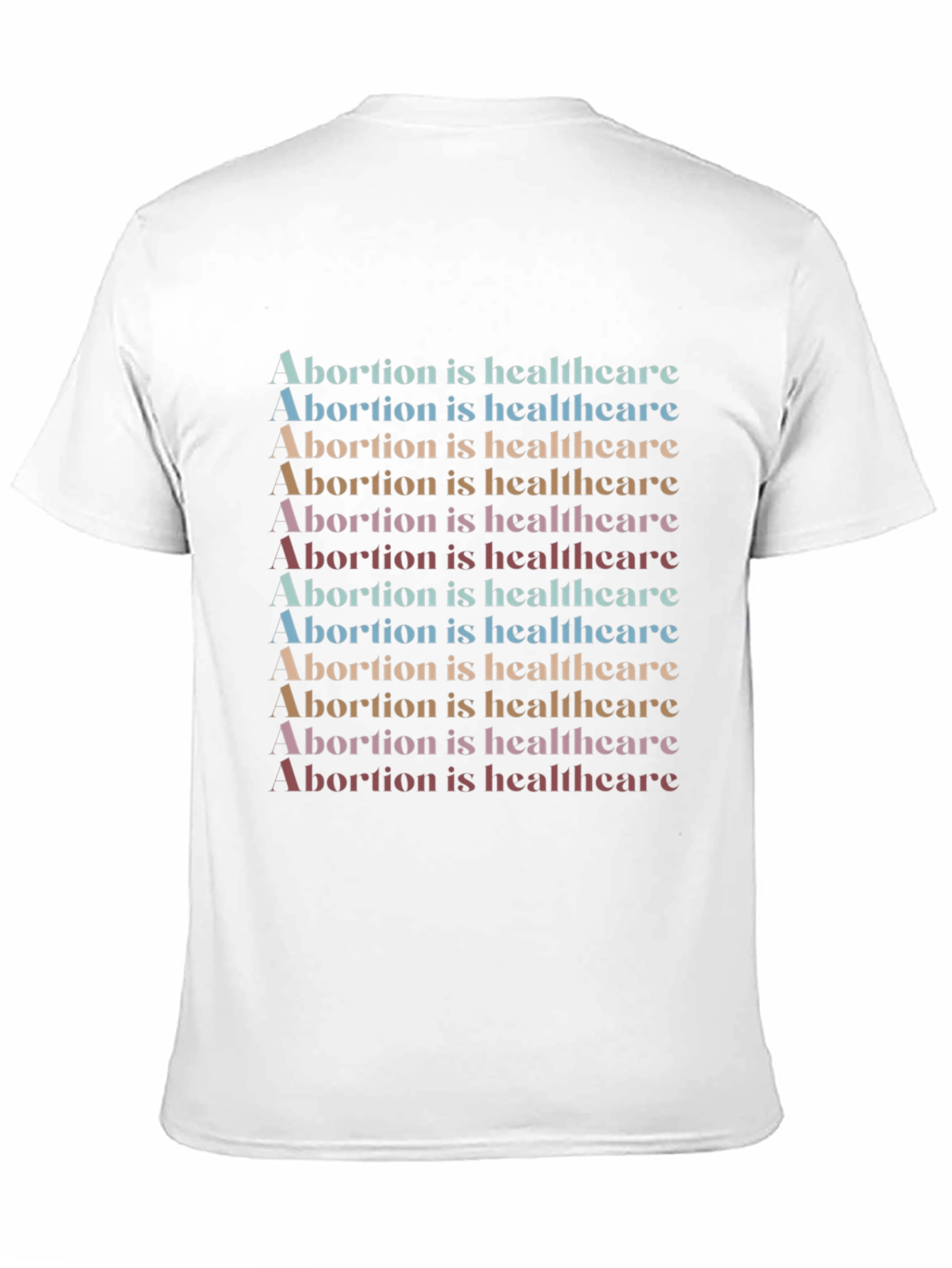 Black Abortion is Healthcare Graphic Tee - Pro Choice T-Shirt view 11