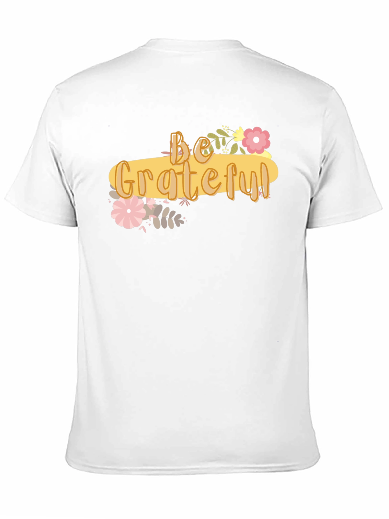 Black Be Grateful Graphic Tee - Soft Cotton Blend Shirt view 11