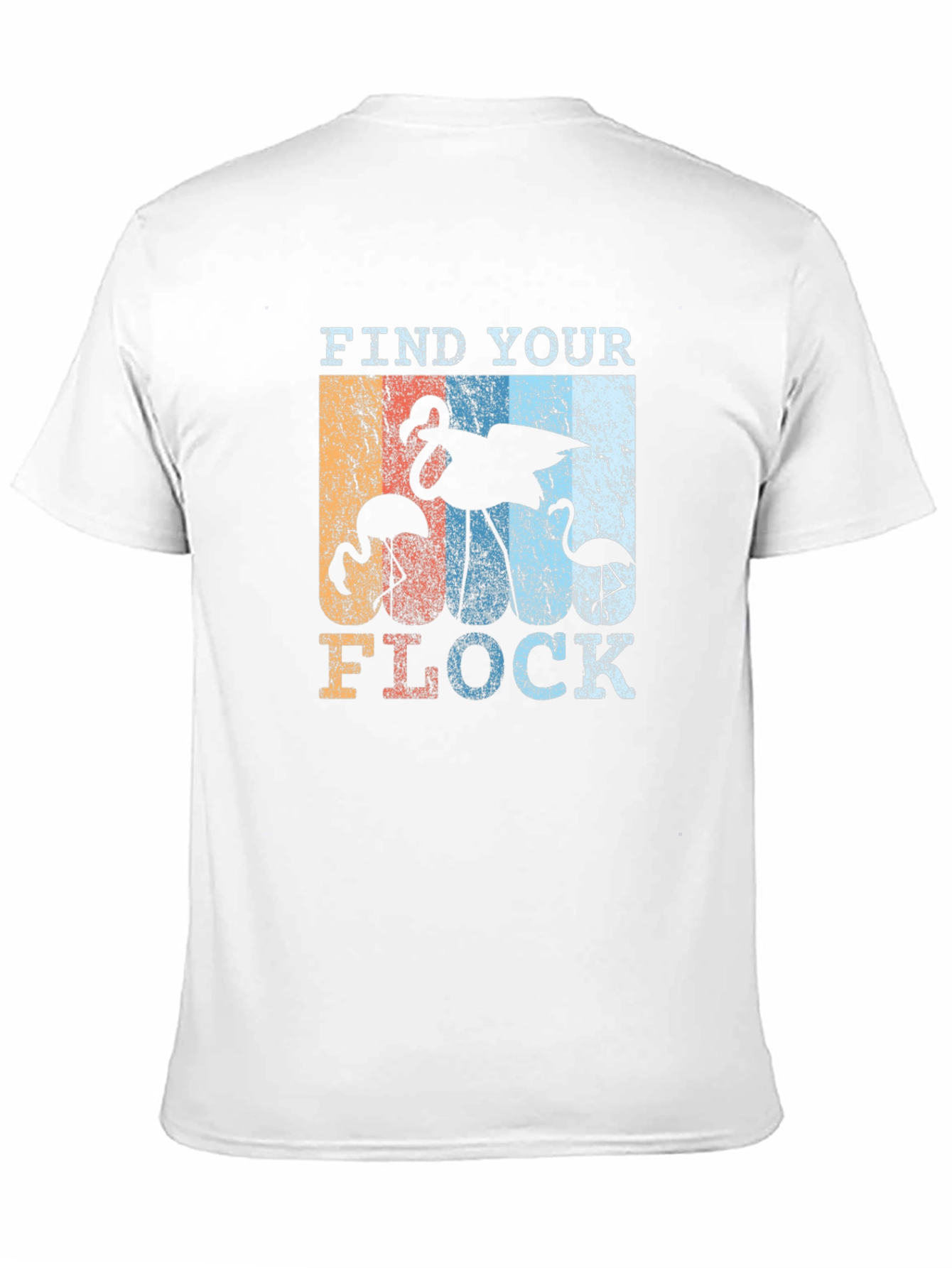 Black Find Your Flock Retro Graphic T-Shirt view 11