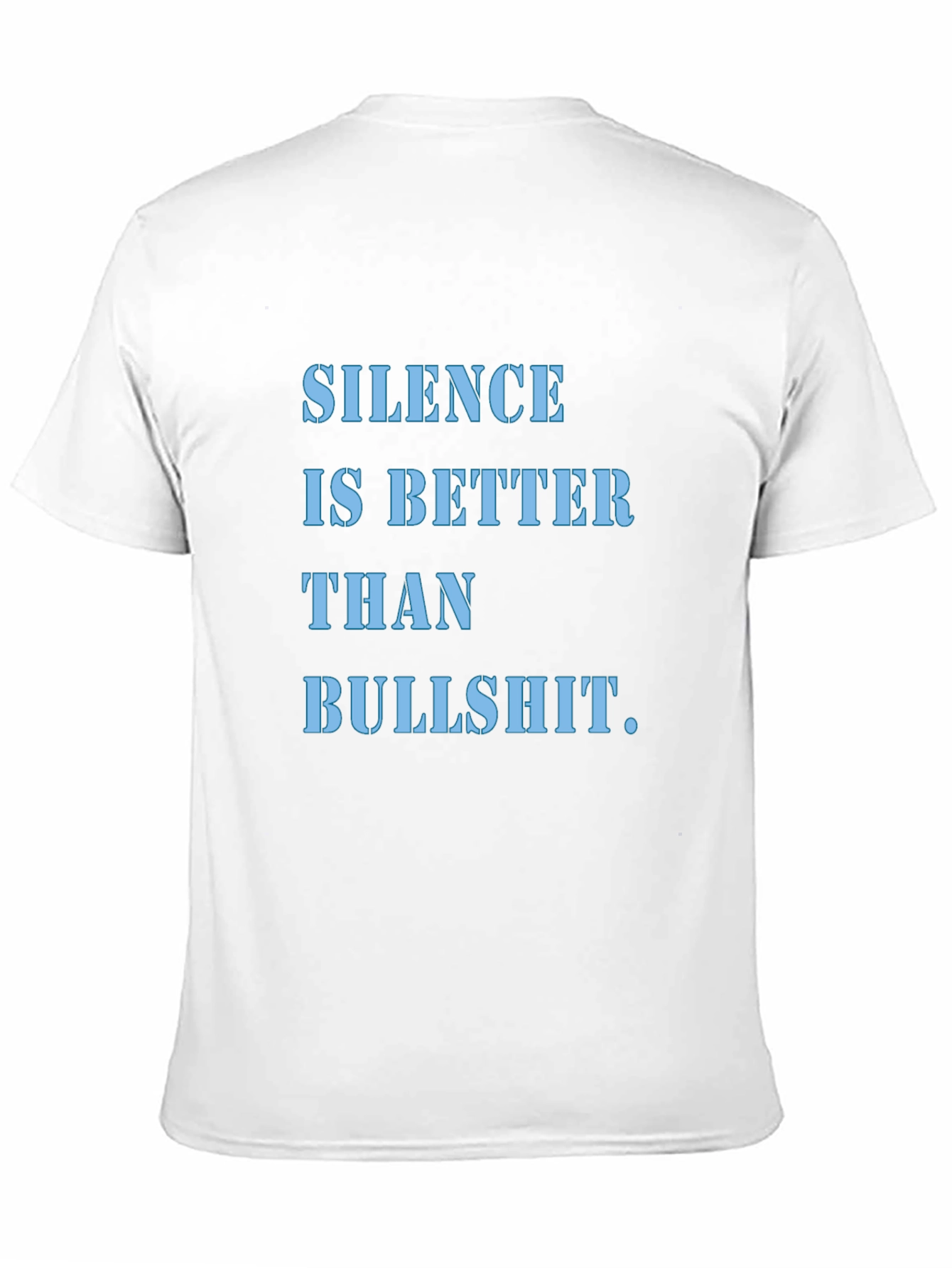 Black Silence is Better T-Shirt | Funny Slogan Tee view 11