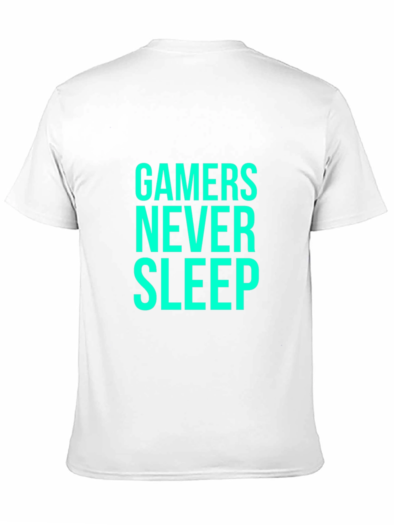 Black Gamers Never Sleep Graphic Tee view 11