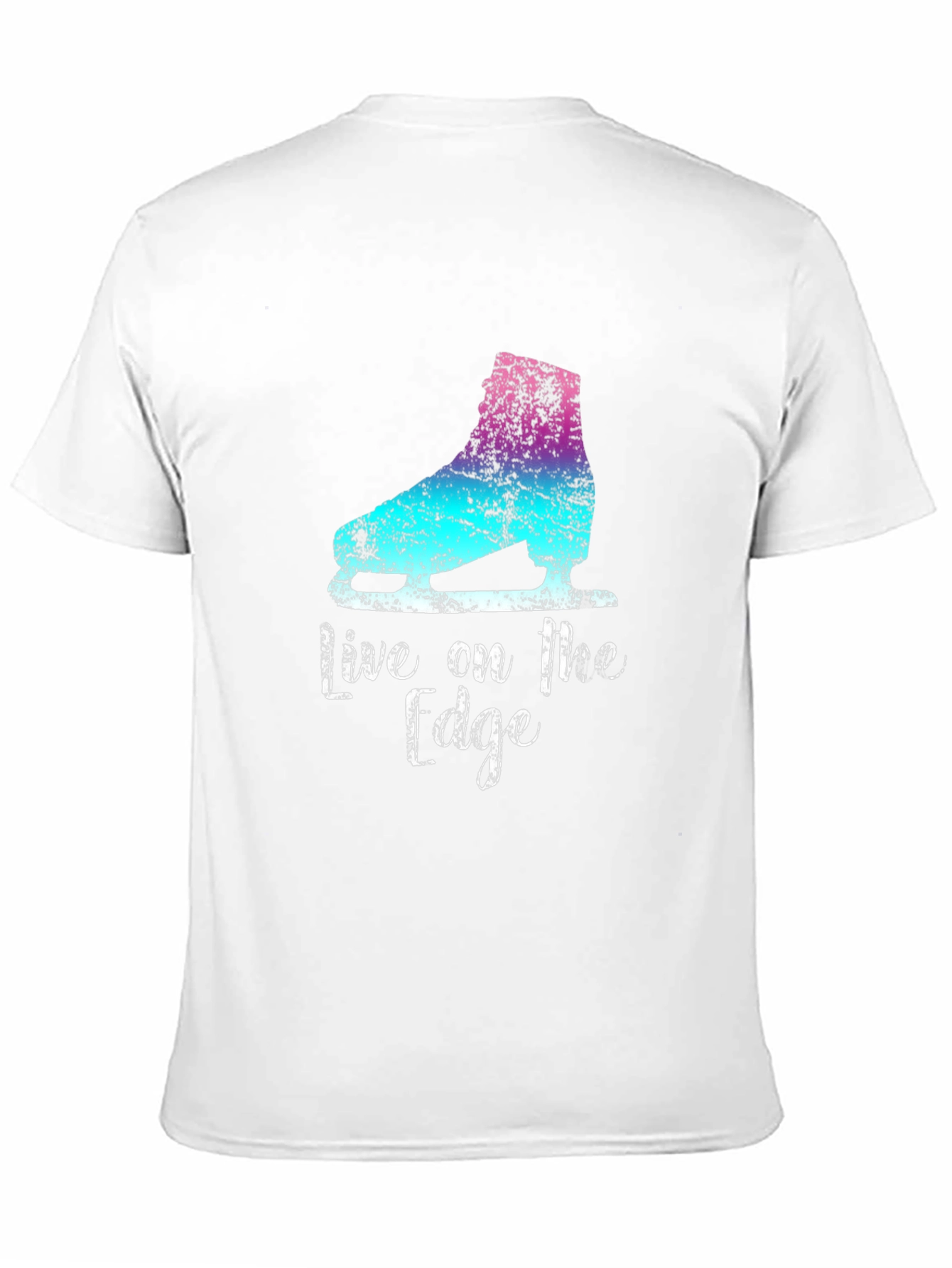 Black Live on the Edge - Ice Skating T-Shirt view 11