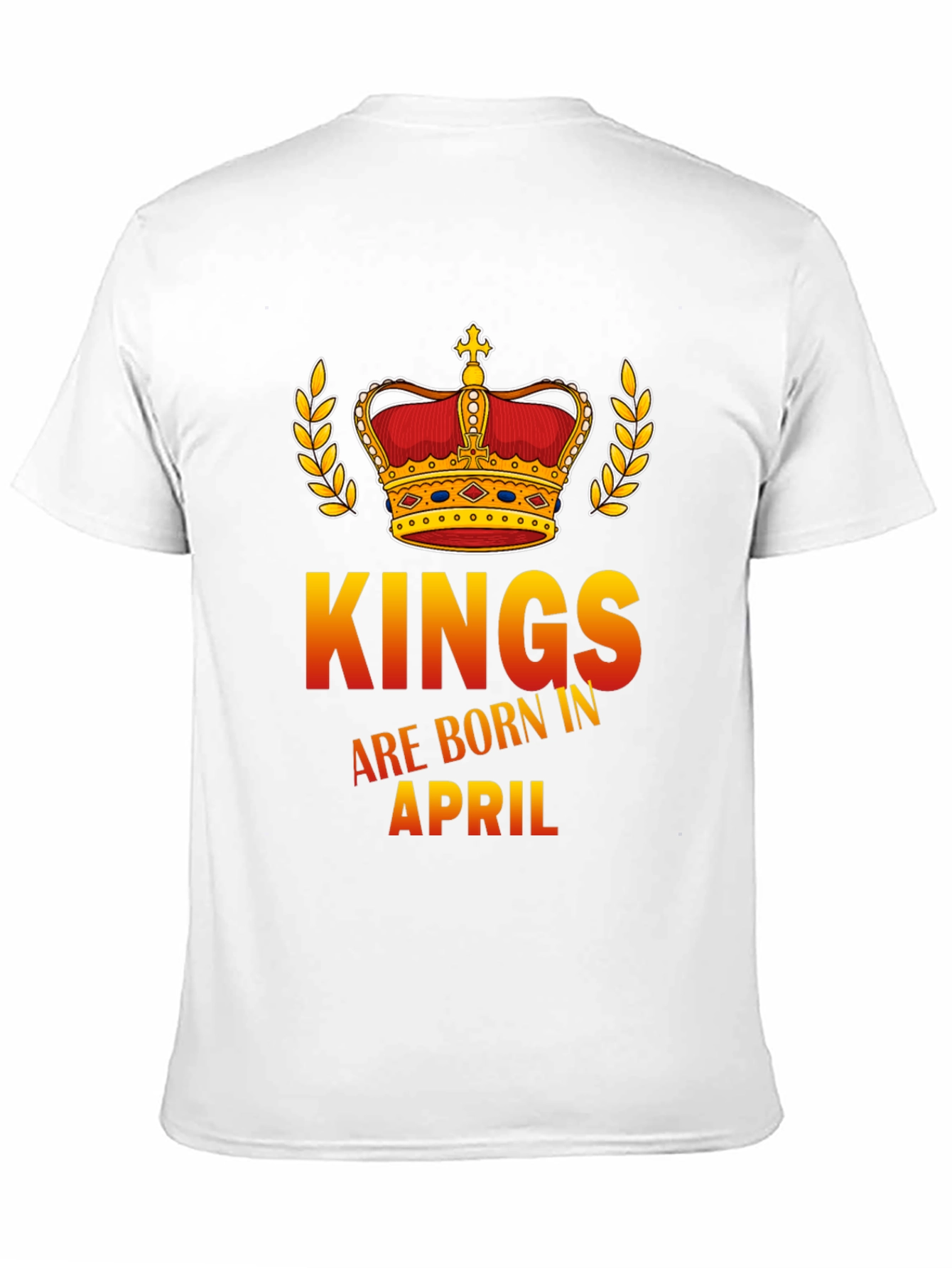 Black Kings Are Born In April Graphic Tee view 11