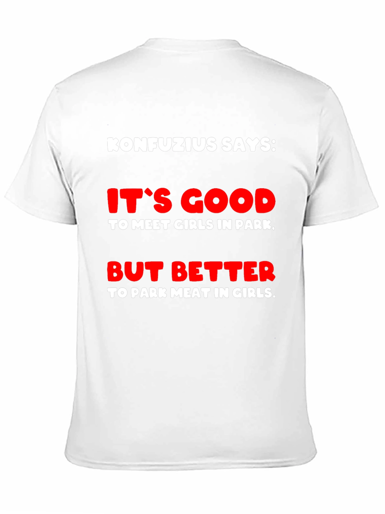 Black Konfucius Says Graphic T-Shirt view 11