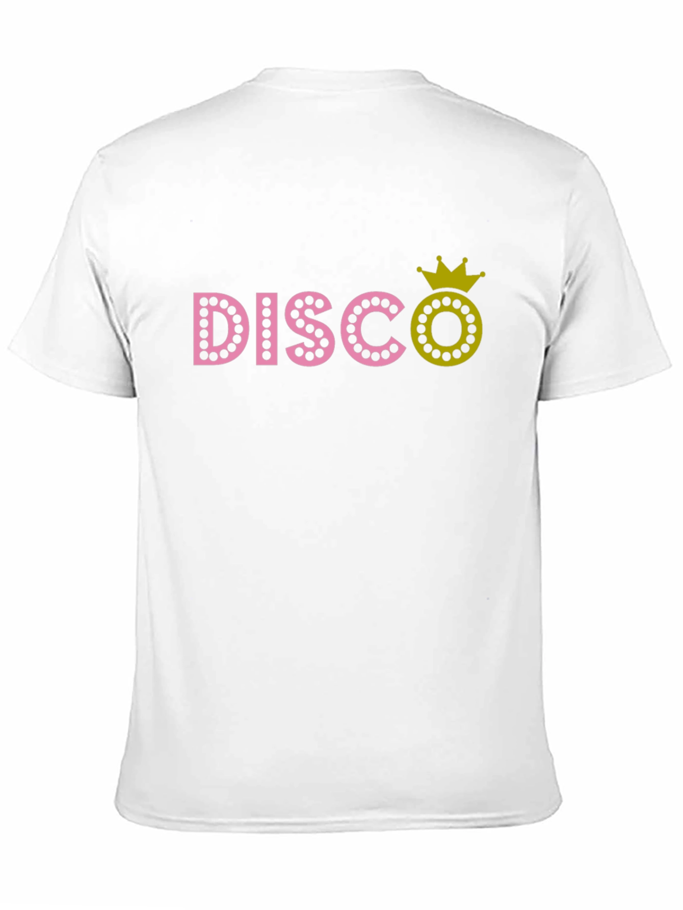 Black Disco Queen Crown Graphic Black T-Shirt view 11