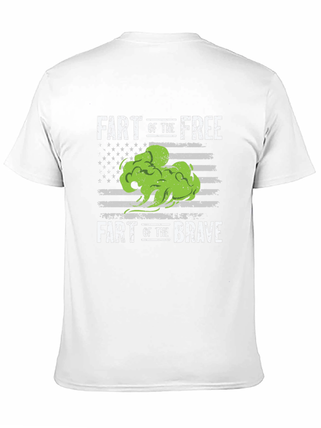 Black Fart of the Free T-Shirt - Patriotic Funny Tee view 11