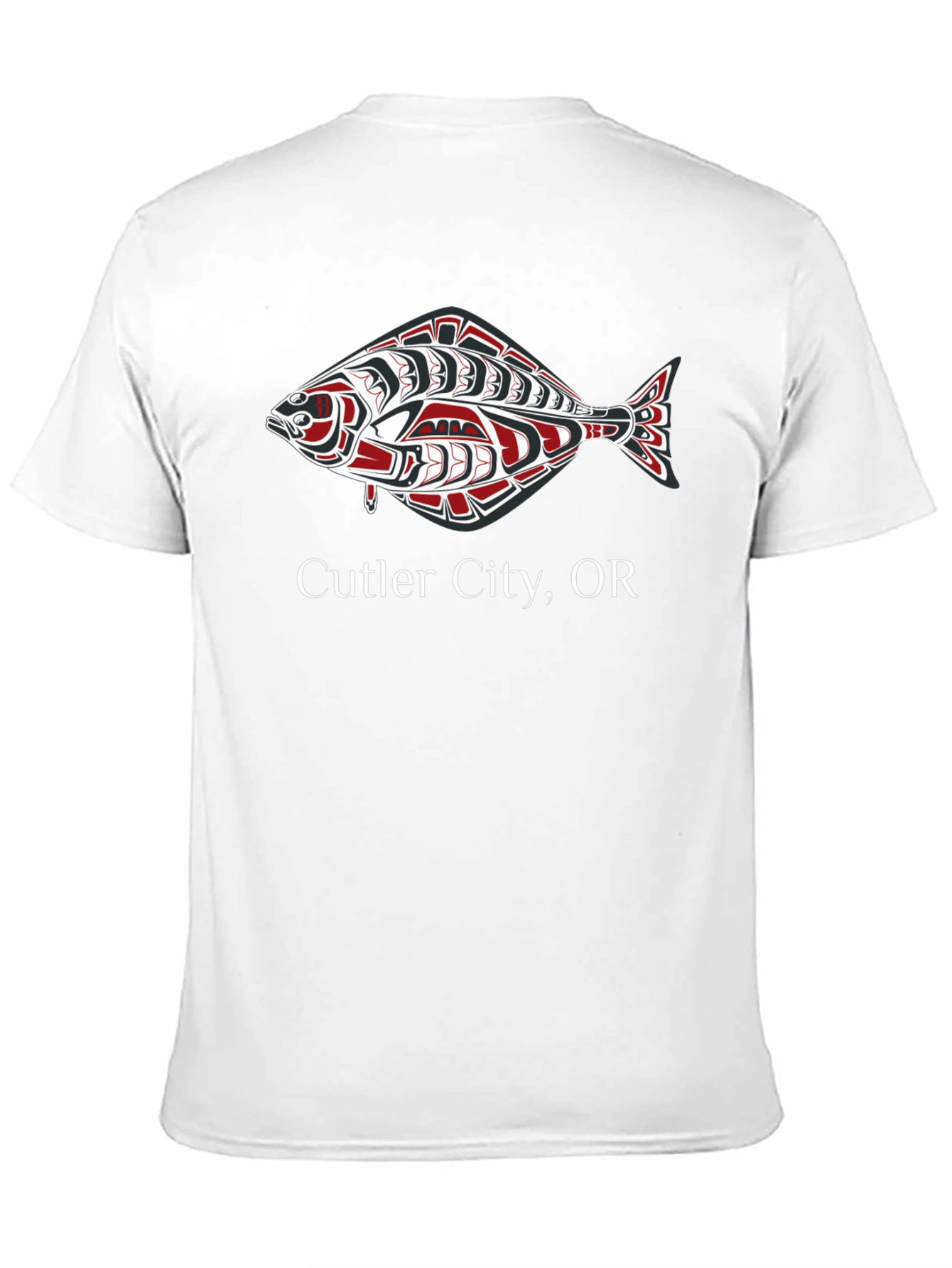 Black Cutler City, OR Fish Graphic Tee view 11