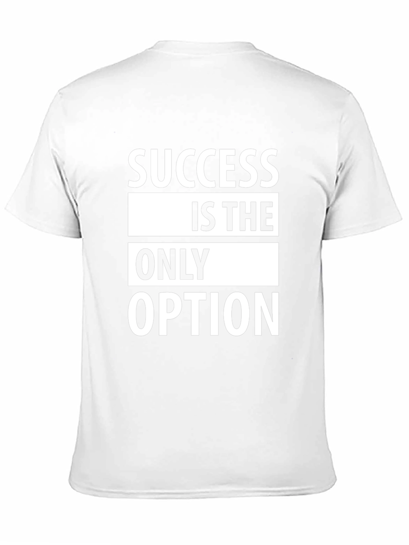 Black Success Is The Only Option T-Shirt view 11