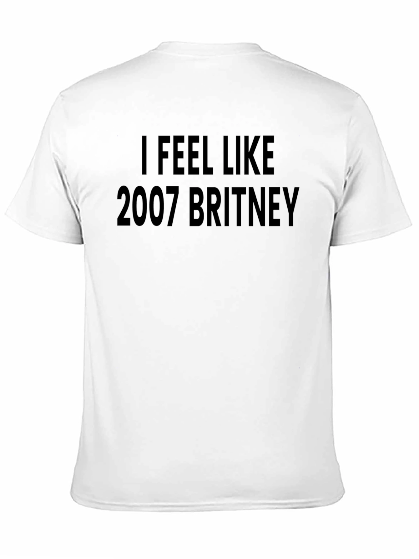 Black I Feel Like 2007 Britney T-Shirt view 11