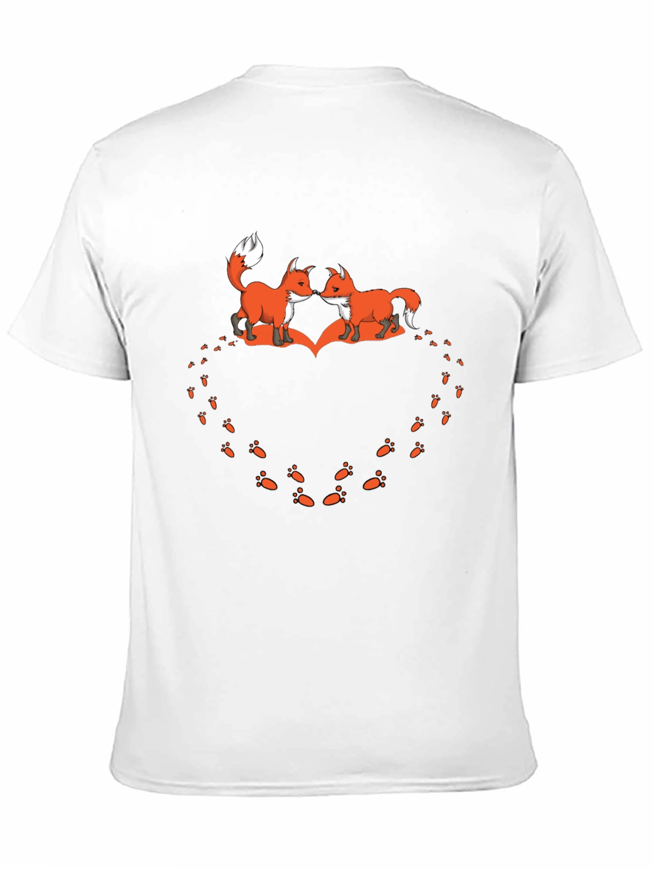 Black Fox Love Heart Print Tee view 11