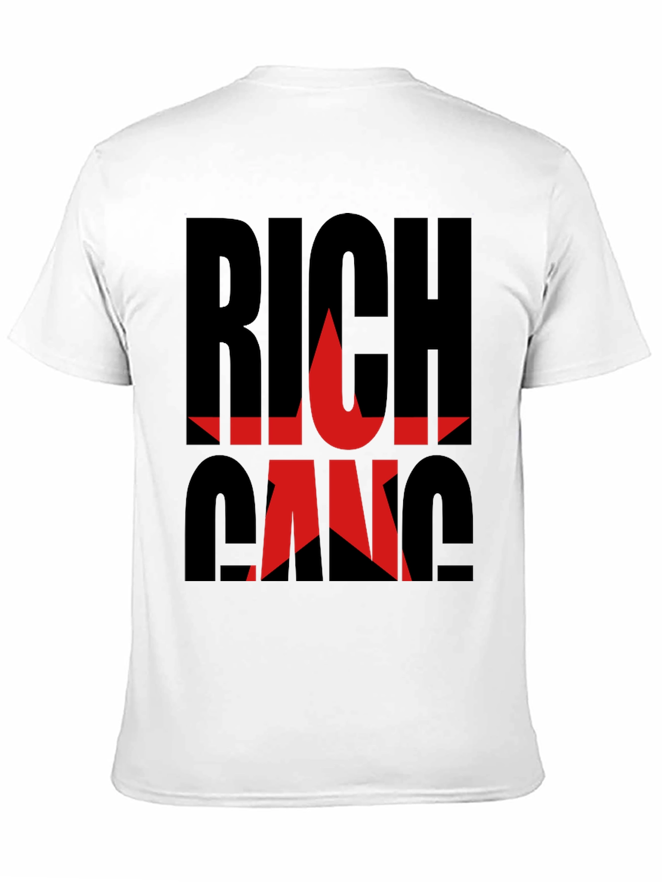 Black Rich Gang Black Graphic T-Shirt view 11