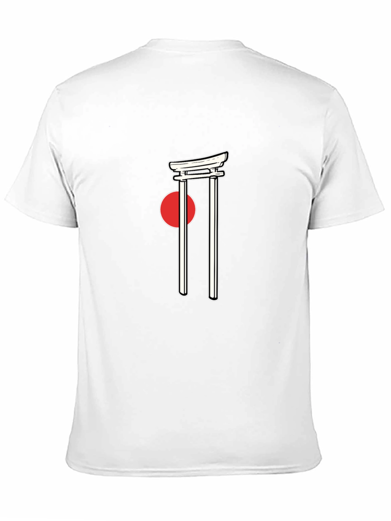 Black Japanese Torii Gate Graphic Tee view 11