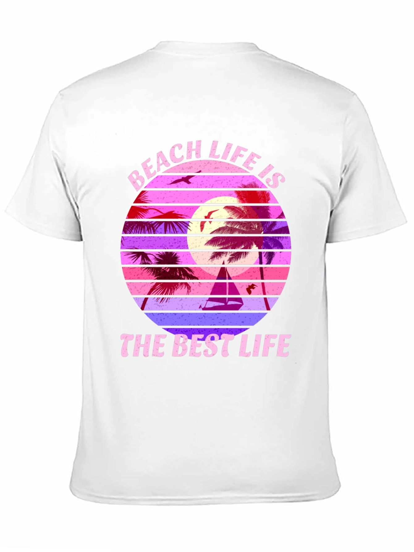 Black Beach Life T-Shirt view 11