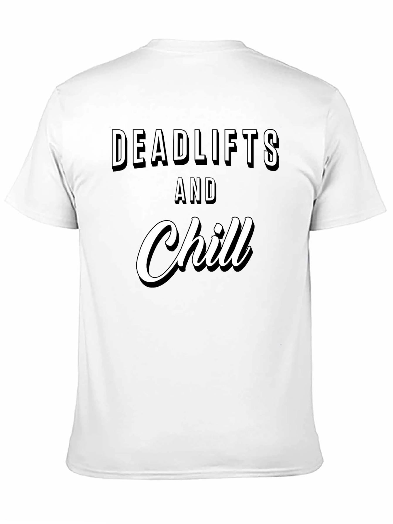 Black Deadlifts & Chill Black Graphic Tee view 11