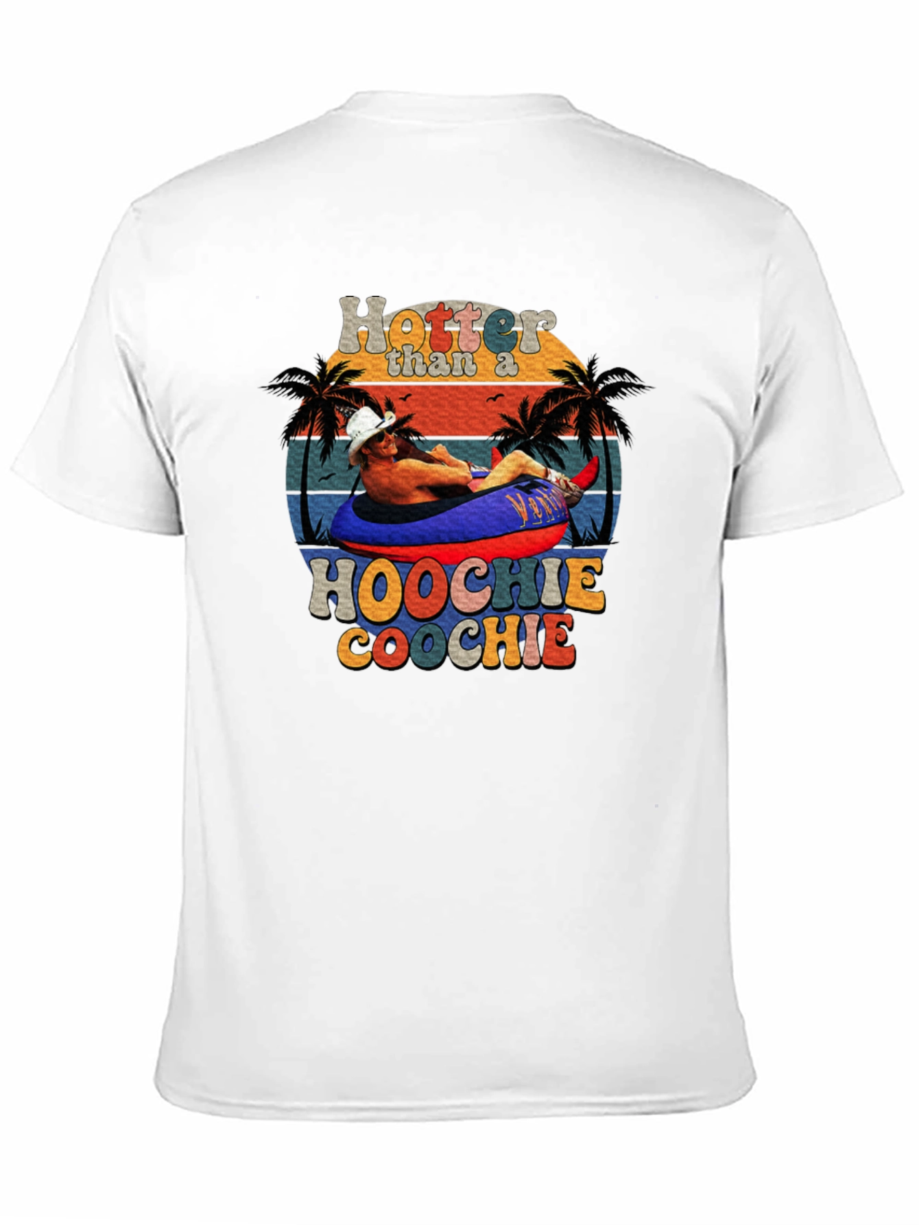 Black Hotter Than a Hoochie Coochie Graphic Tee view 11