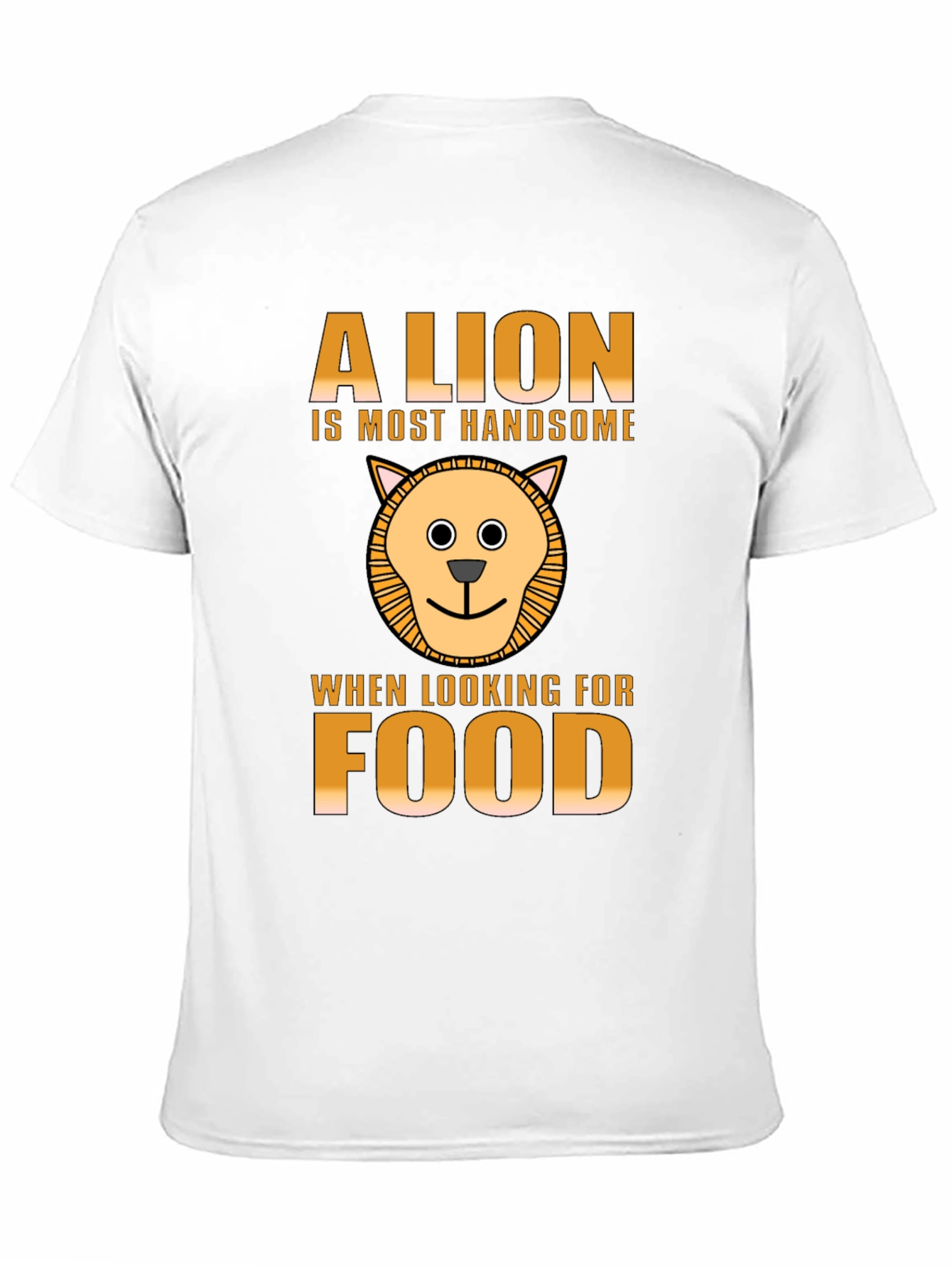 Black Lion Handsome Food T-Shirt view 11