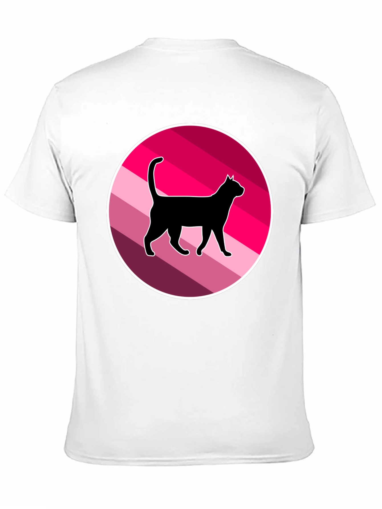 Black Cool Cat Graphic T-Shirt - Retro Style view 11