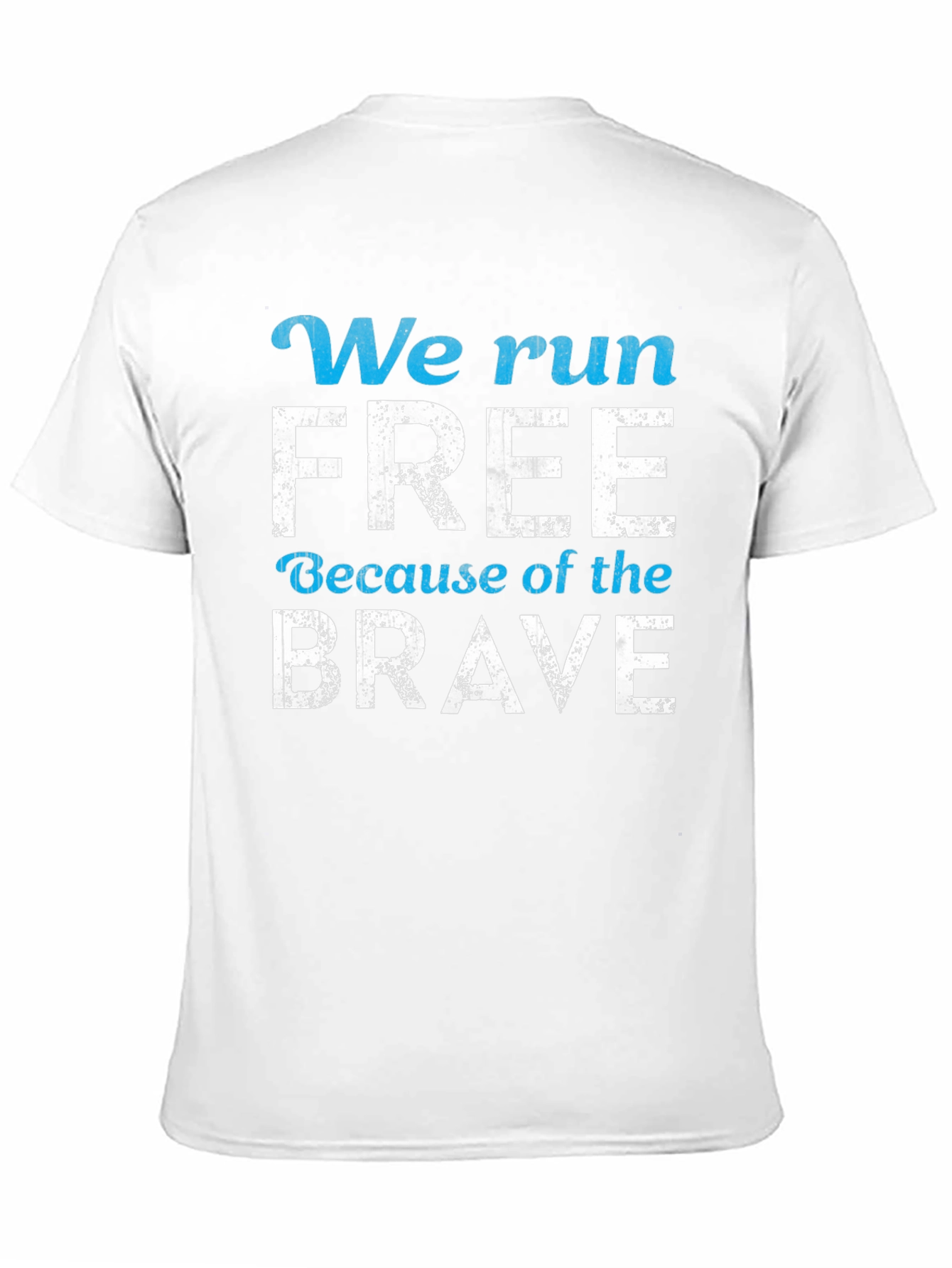 Black We Run Free Patriotic T-Shirt view 11