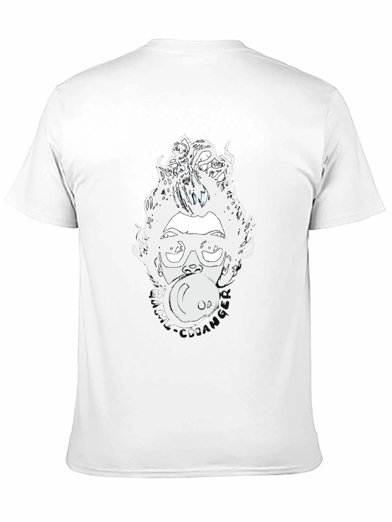 Black Bubblegum Pop Art Graphic Tee - Black view 11