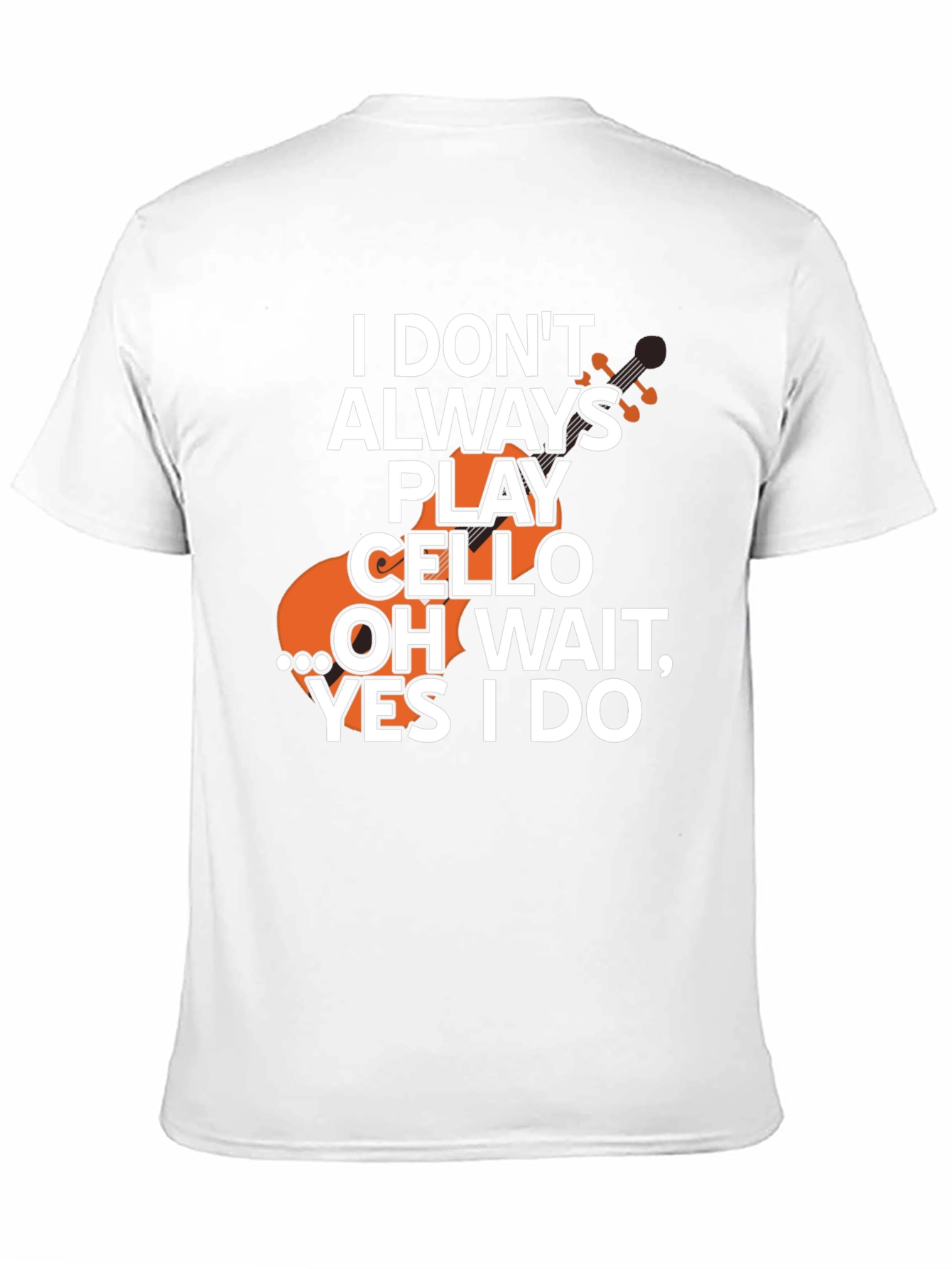 Black Cello Player T-Shirt - Funny Musician Tee view 11