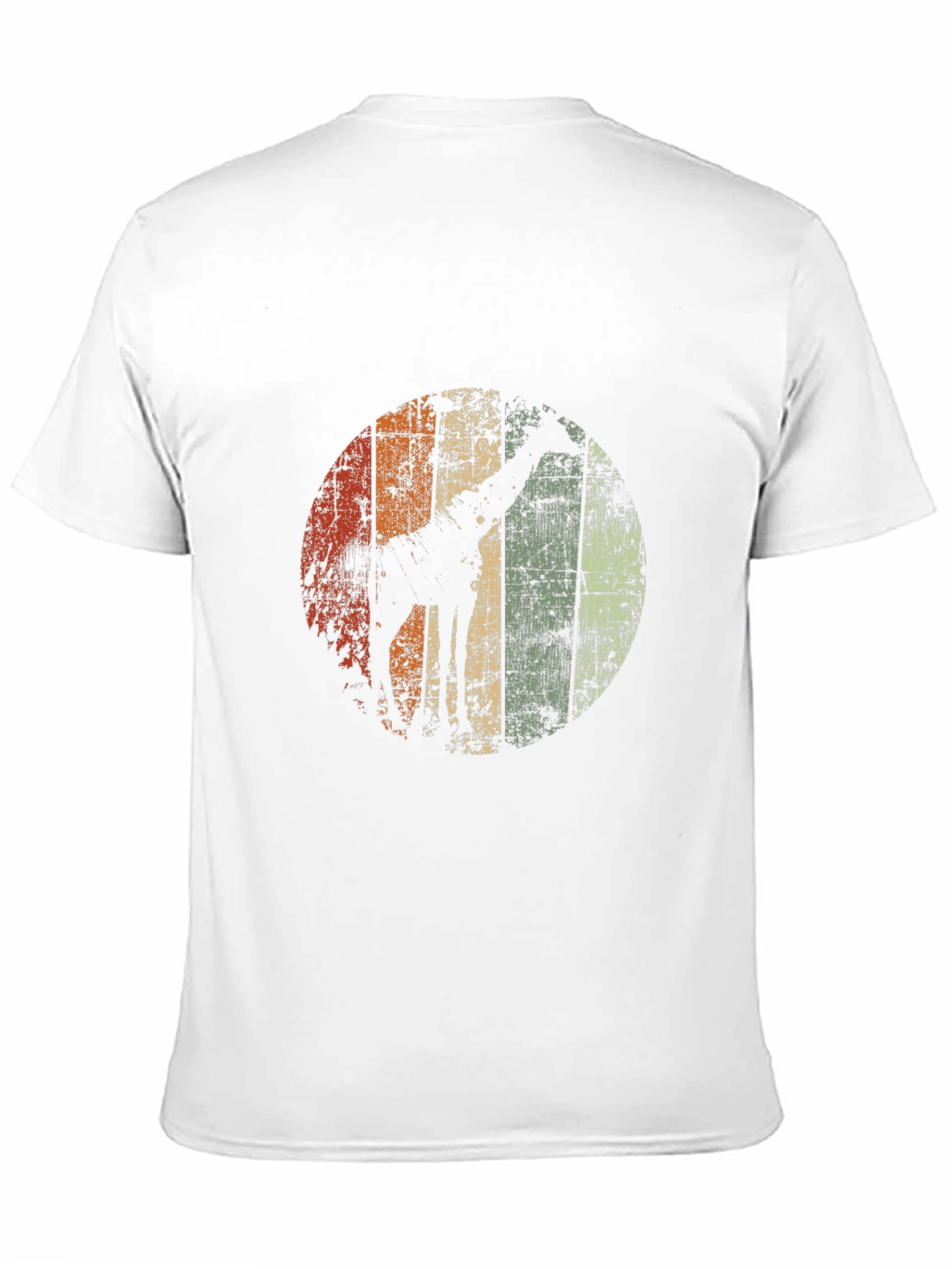 Black Retro Giraffe Graphic Tee view 11