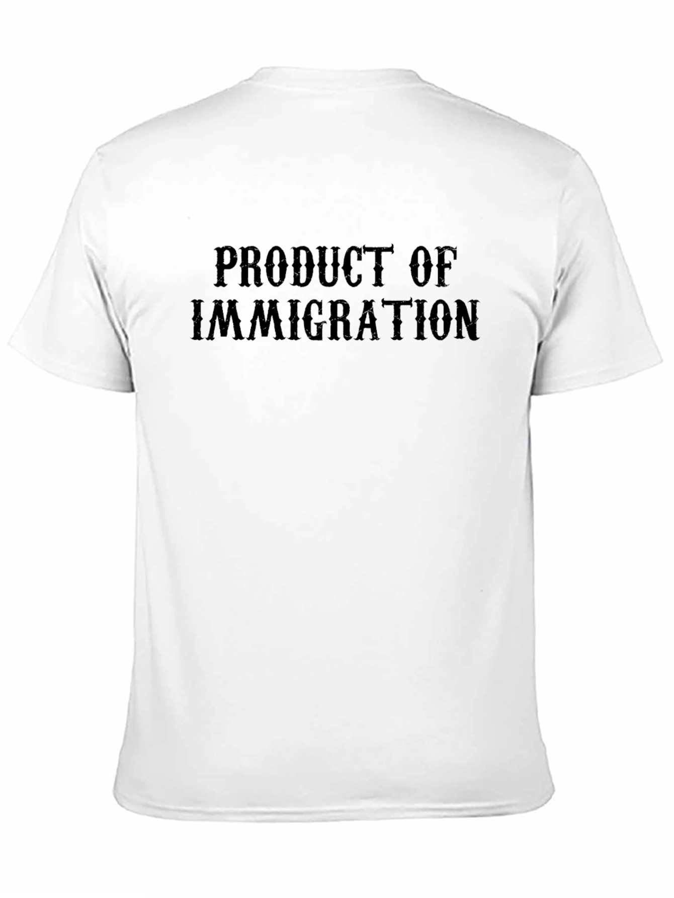 Black Product of Immigration Graphic Tee view 11