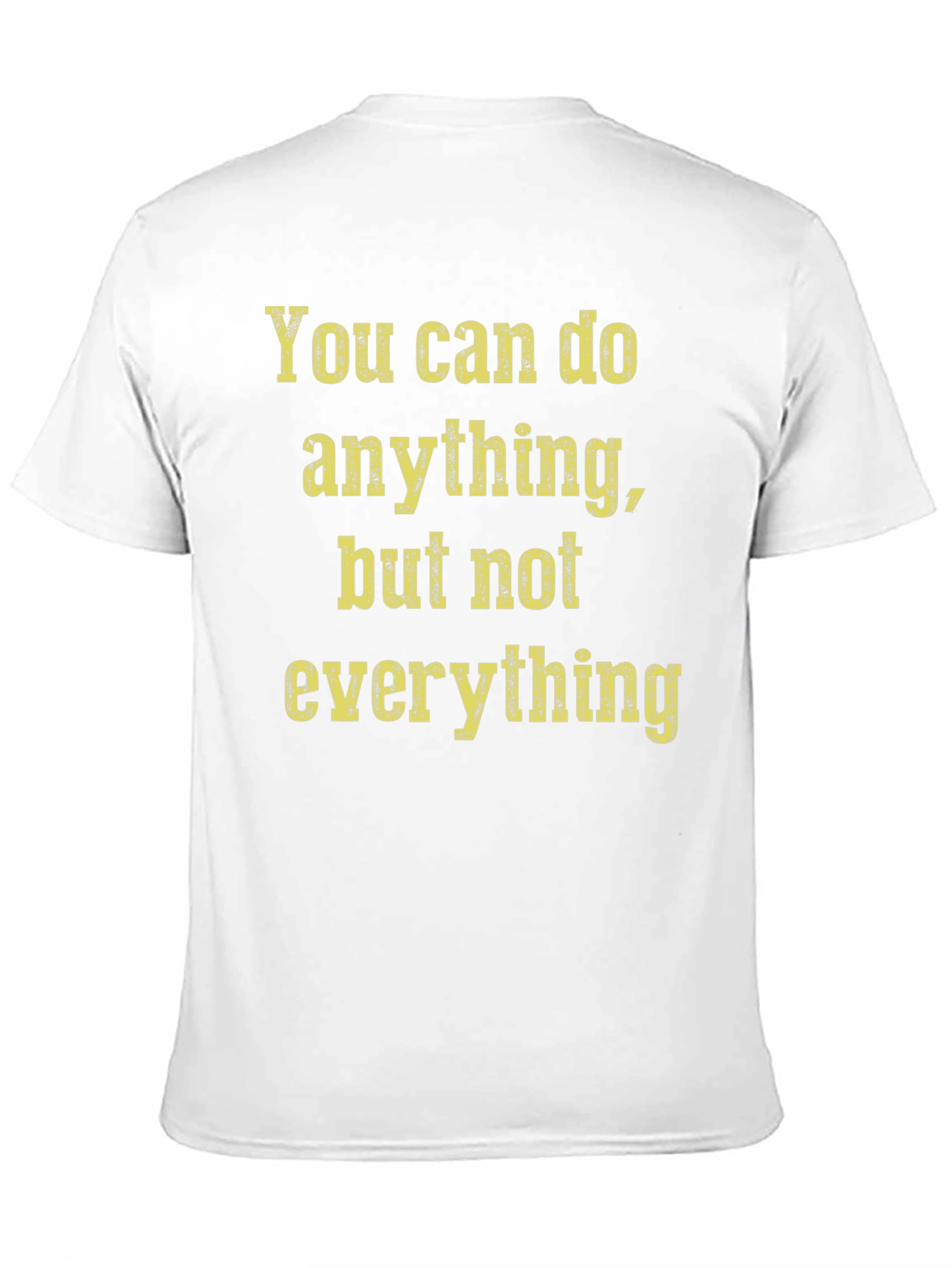 Black Inspirational Graphic Tee: You Can Do Anything T-Shirt view 11