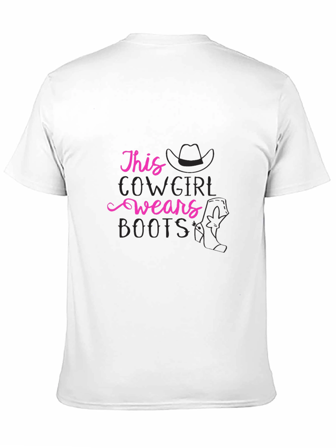 Black Cowgirl Boots T-Shirt - Western Style Tee view 11
