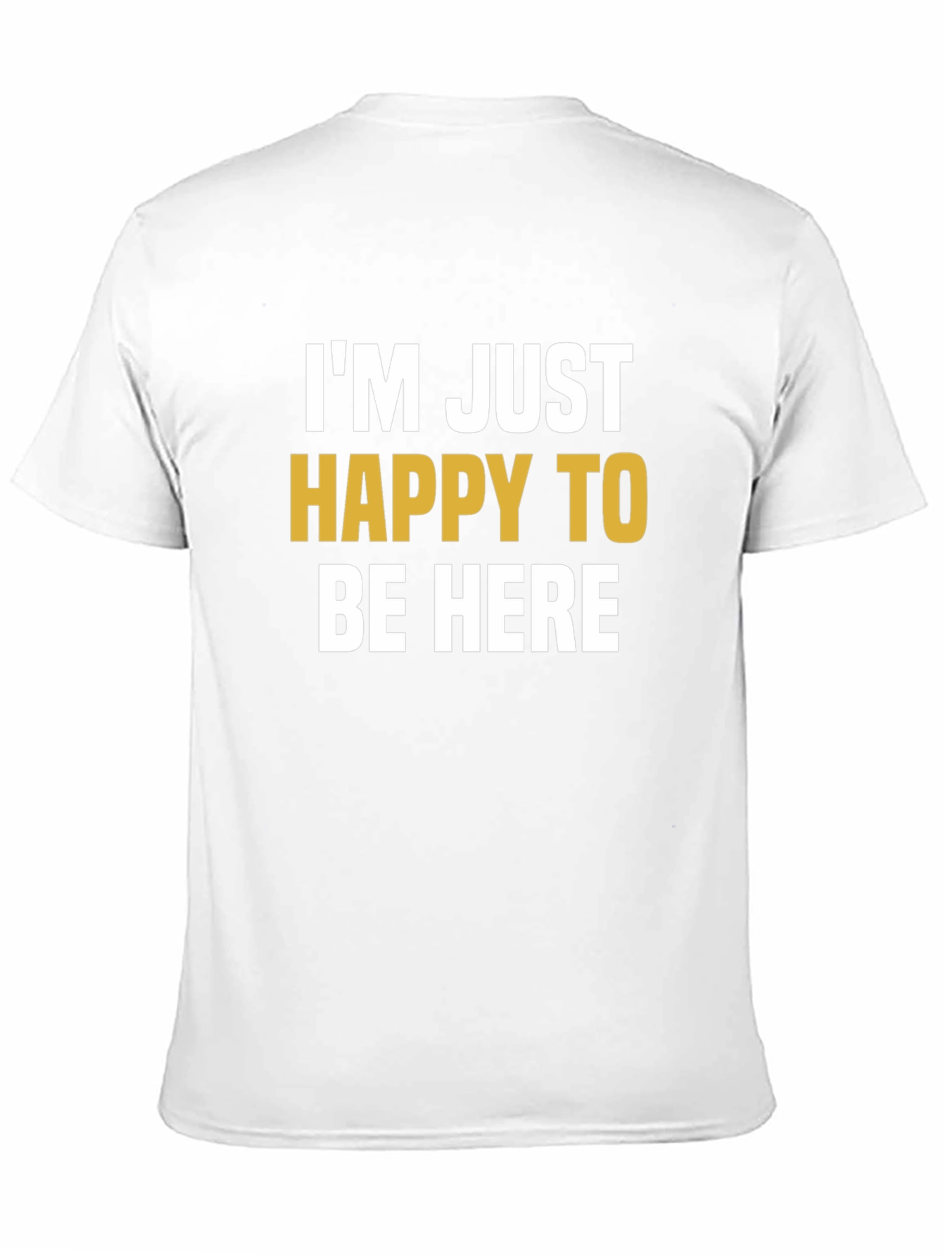 Black Happy To Be Here Graphic T-Shirt view 11