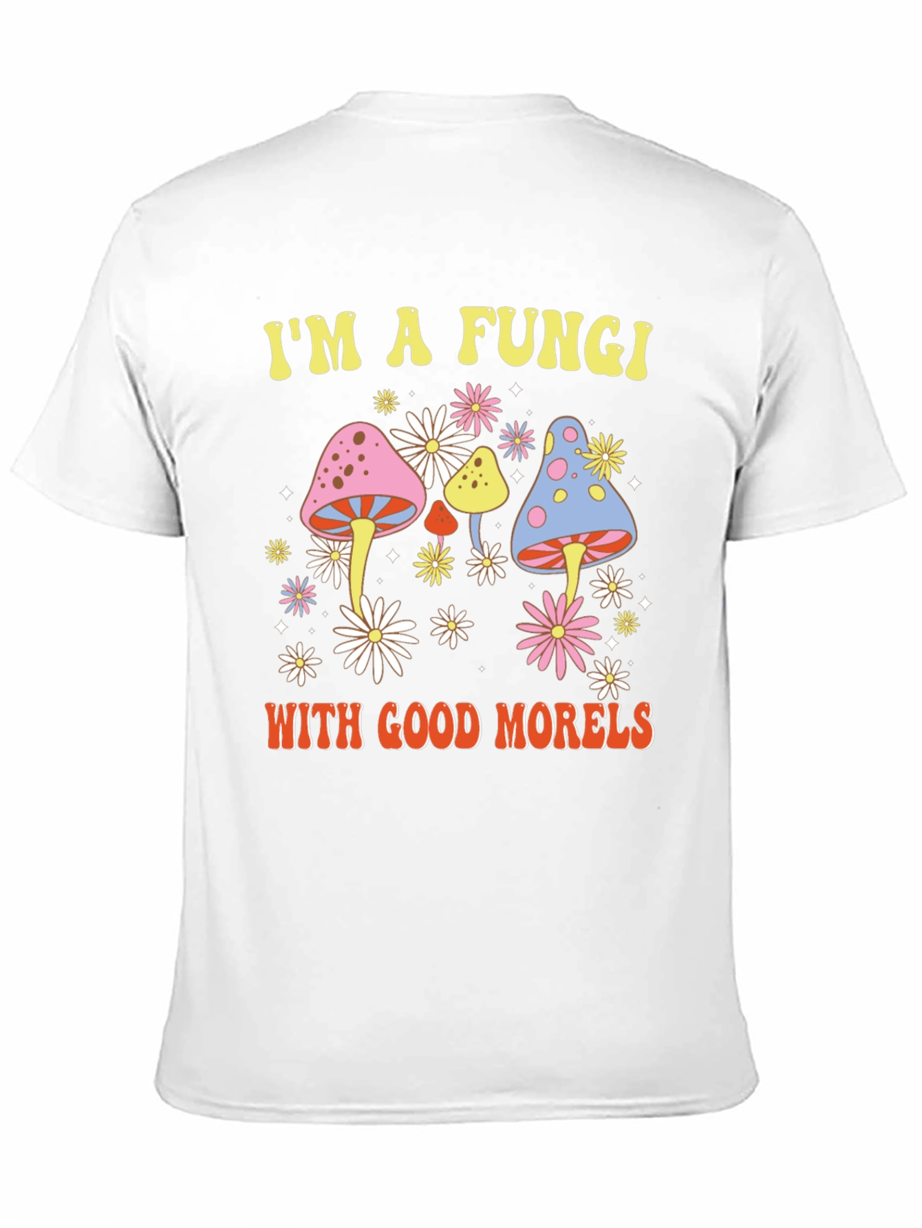 Black Fun Guy Shirt - Mushroom Graphic Tee view 11