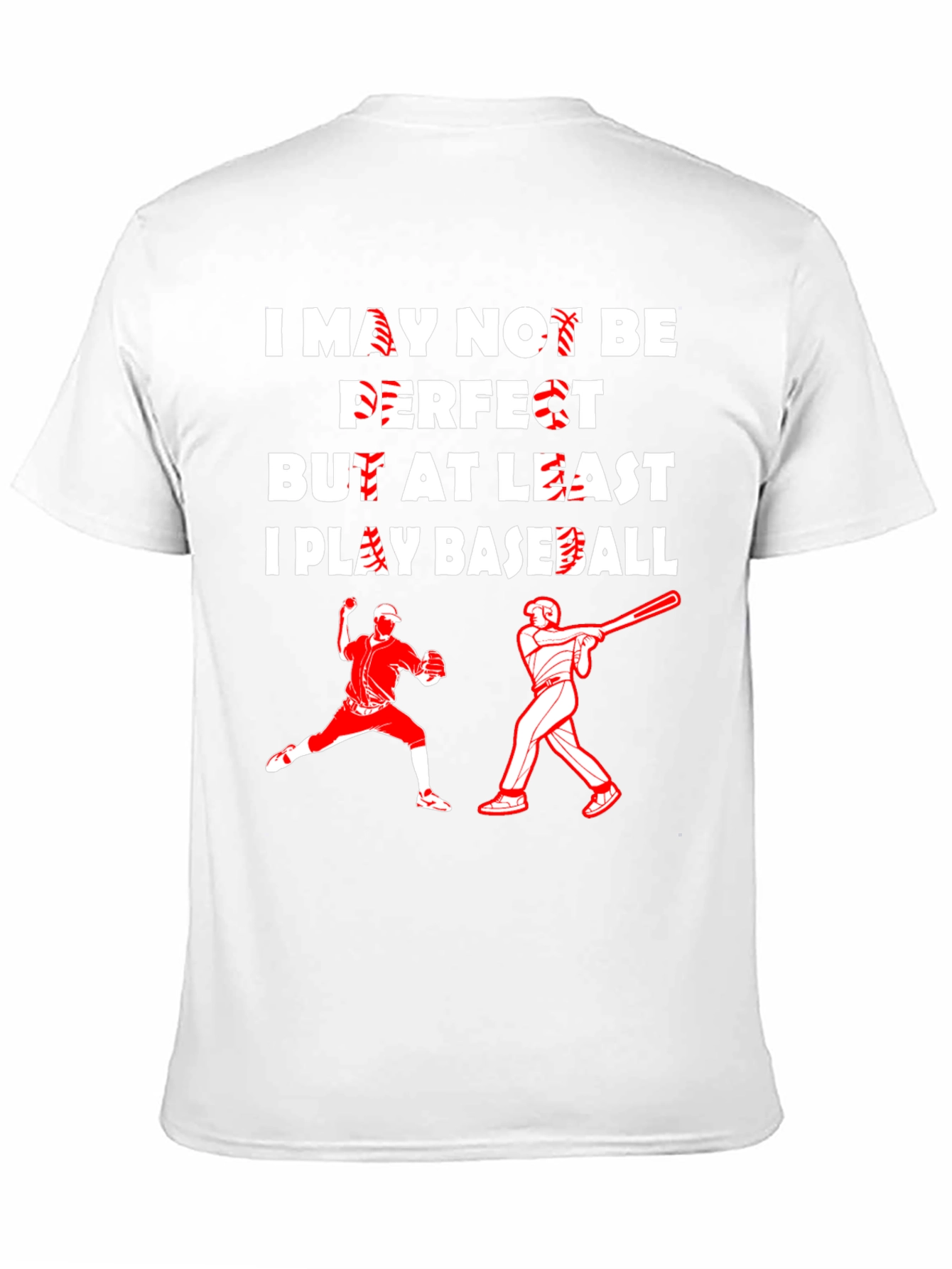Black Funny Baseball Player Graphic T-Shirt view 11