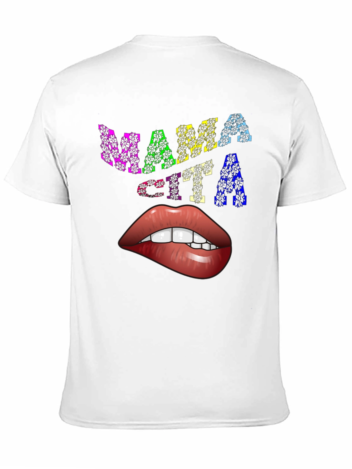 Black Mama Cita Lips Graphic Tee - Unique Design view 11