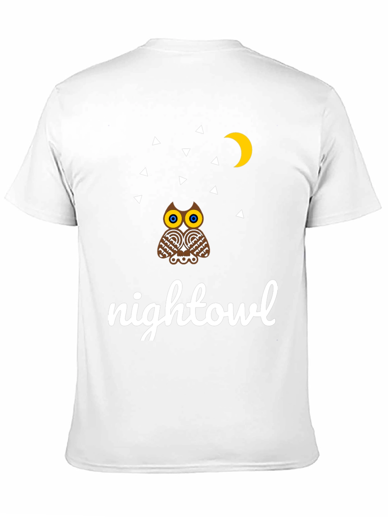 Black Night Owl Graphic Tee - Unique Design view 11