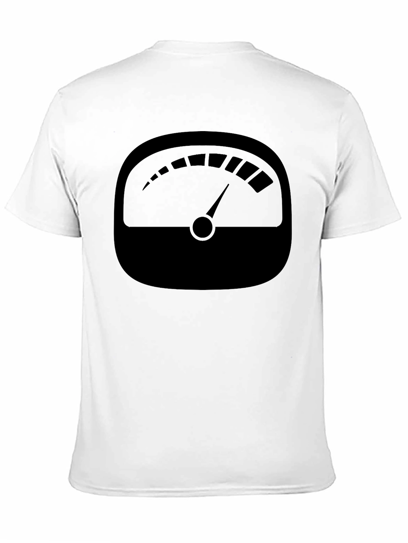 Black Black Gauge Graphic Tee - Unique Design view 11