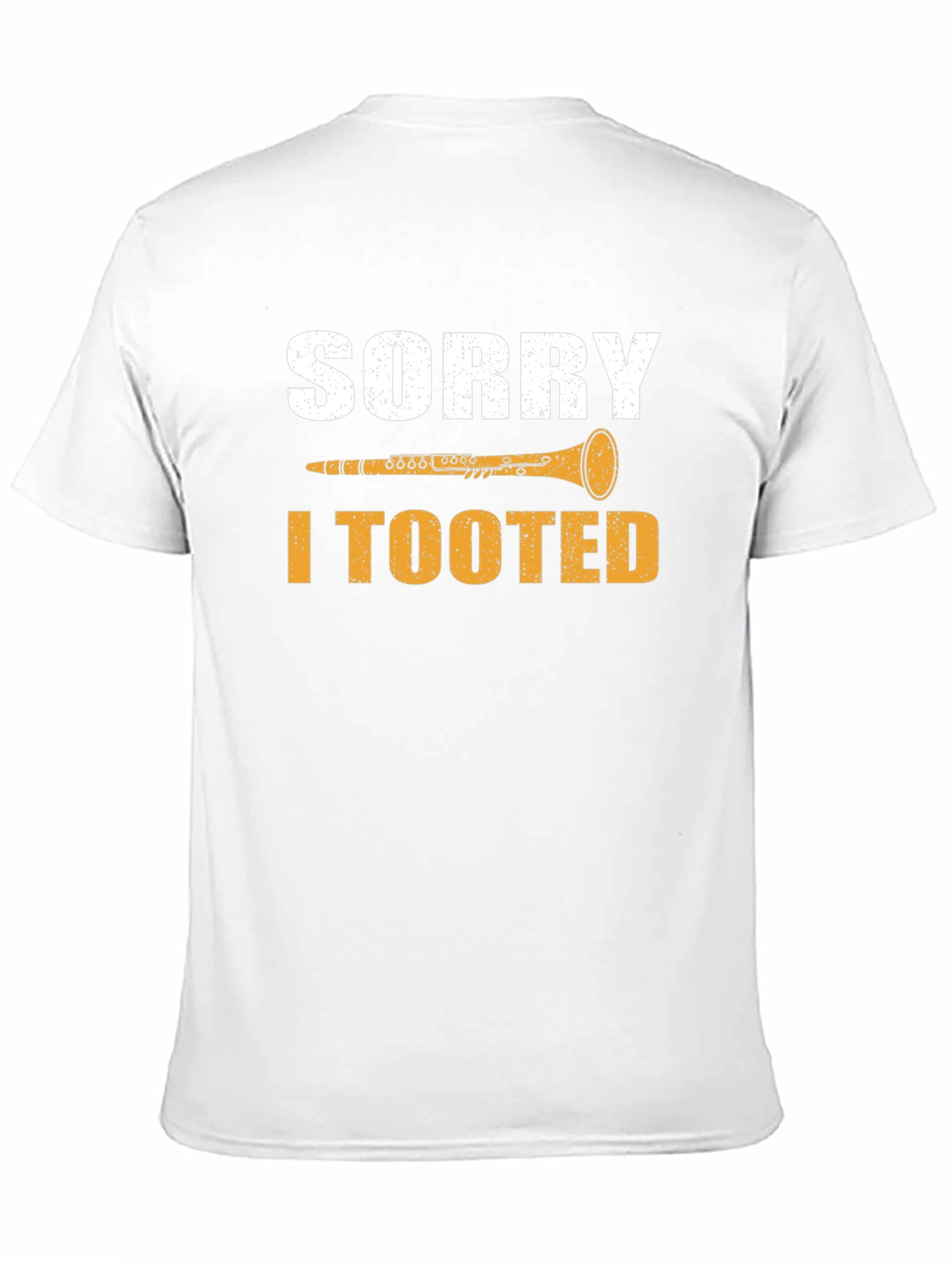 Black Sorry I Tooted Clarinet T-Shirt - Funny Music Tee view 11