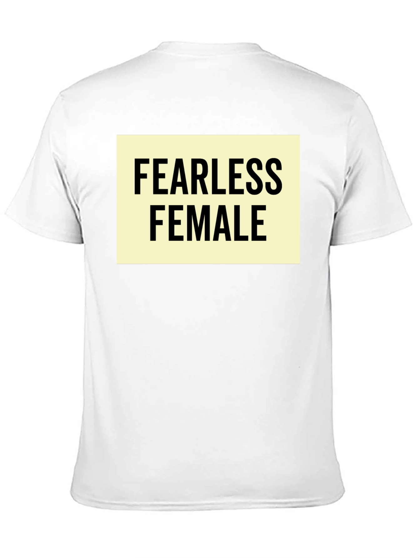 Black Fearless Female Graphic Tee - Empowering Women's Shirt view 11