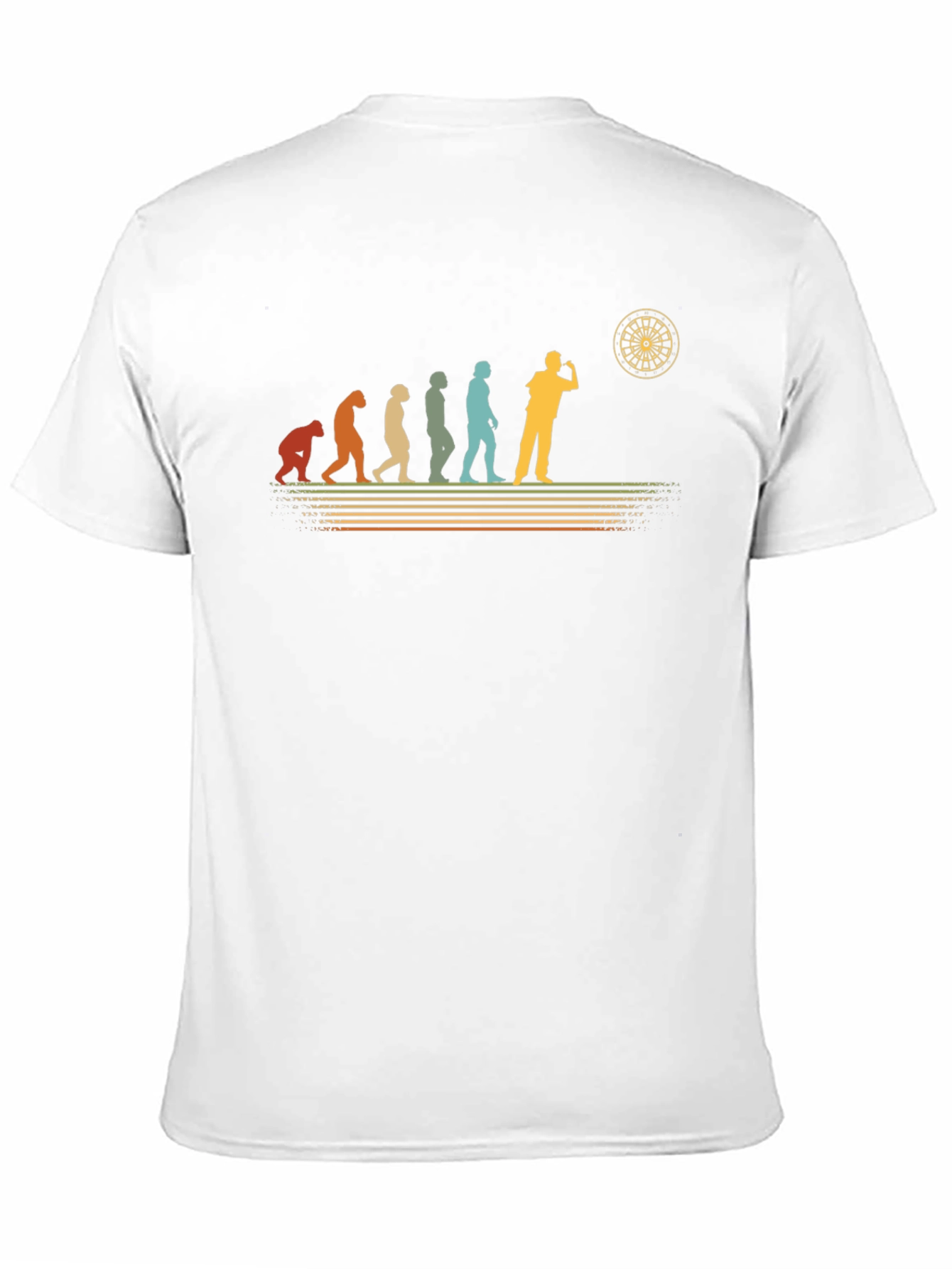 Black Darts Evolution T-Shirt - Throwback Design view 11
