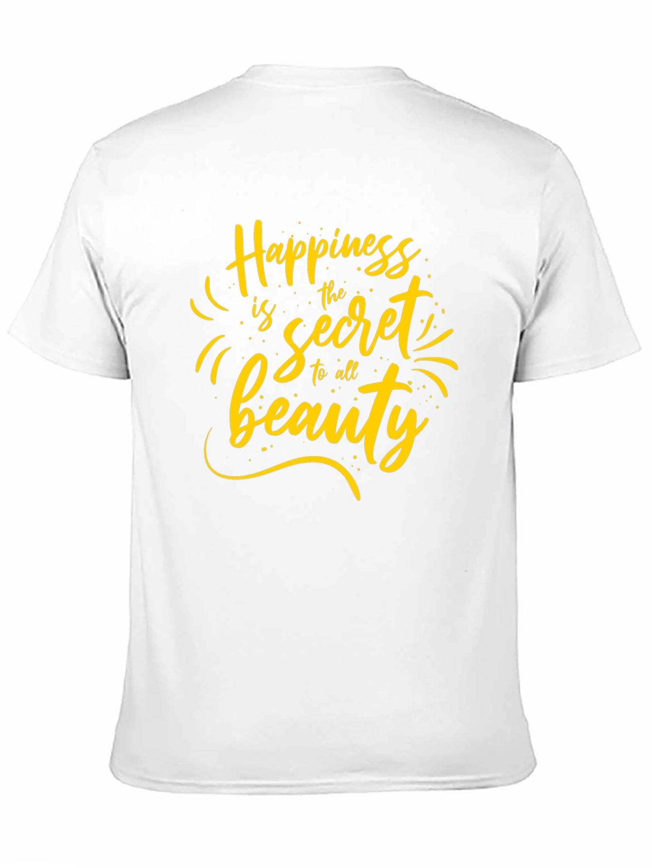 Black Happiness Secret Beauty T-Shirt view 11