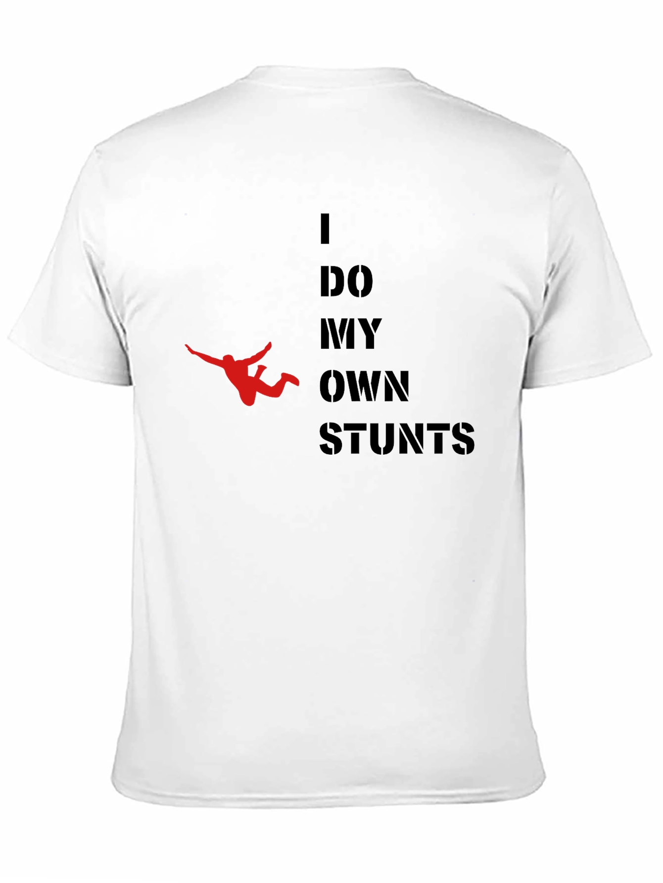 Black I Do My Own Stunts Graphic T-Shirt view 11