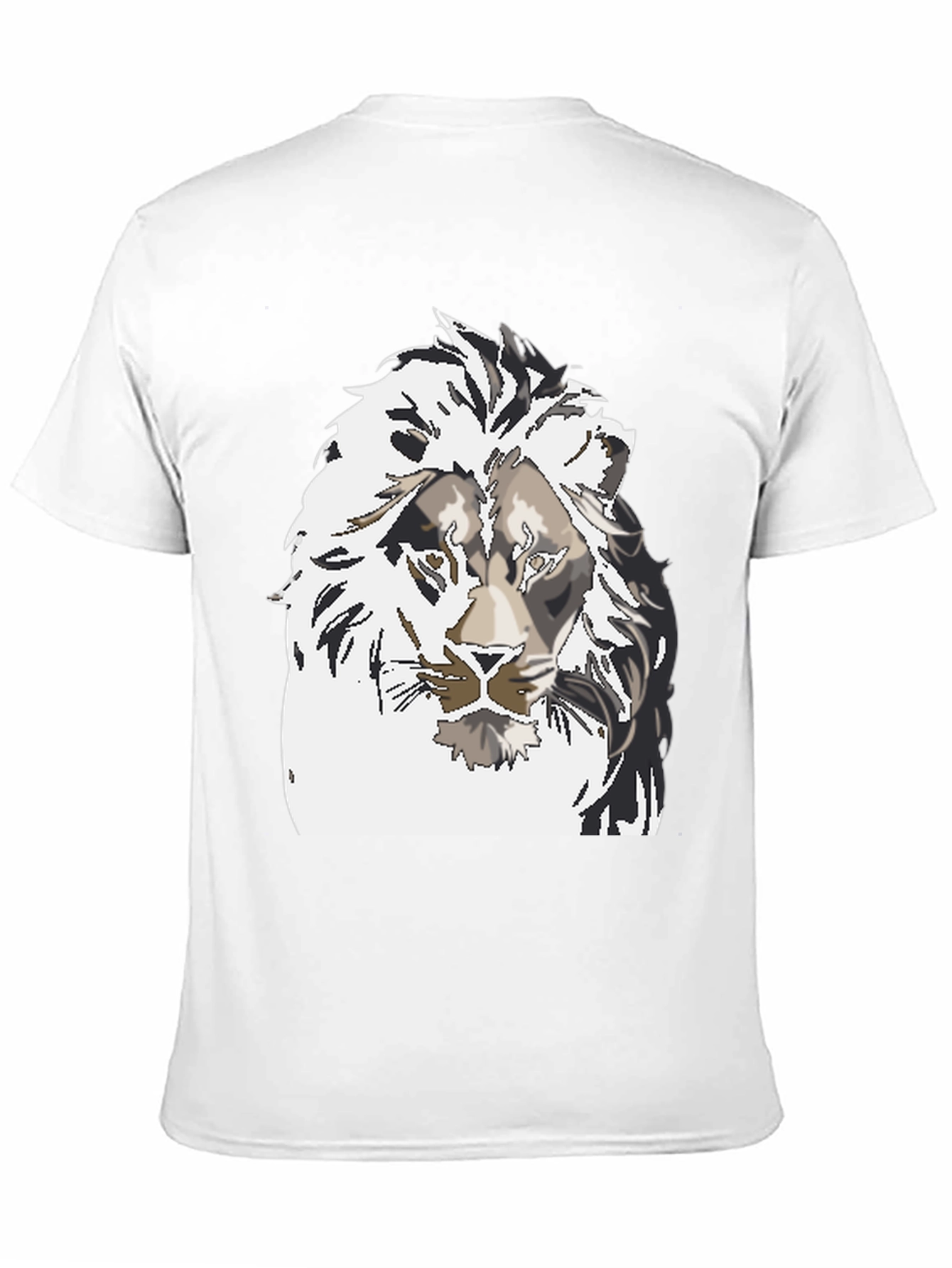 Black Lion Graphic Tee - Men's Black T-Shirt view 11