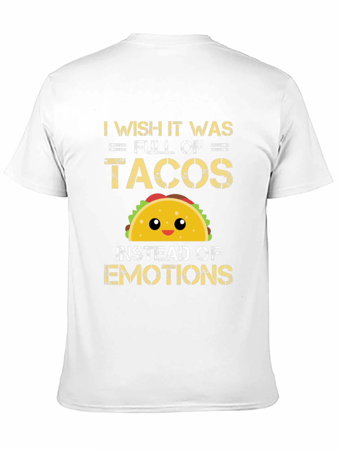 Black Tacos Instead of Emotions Graphic T-Shirt view 11