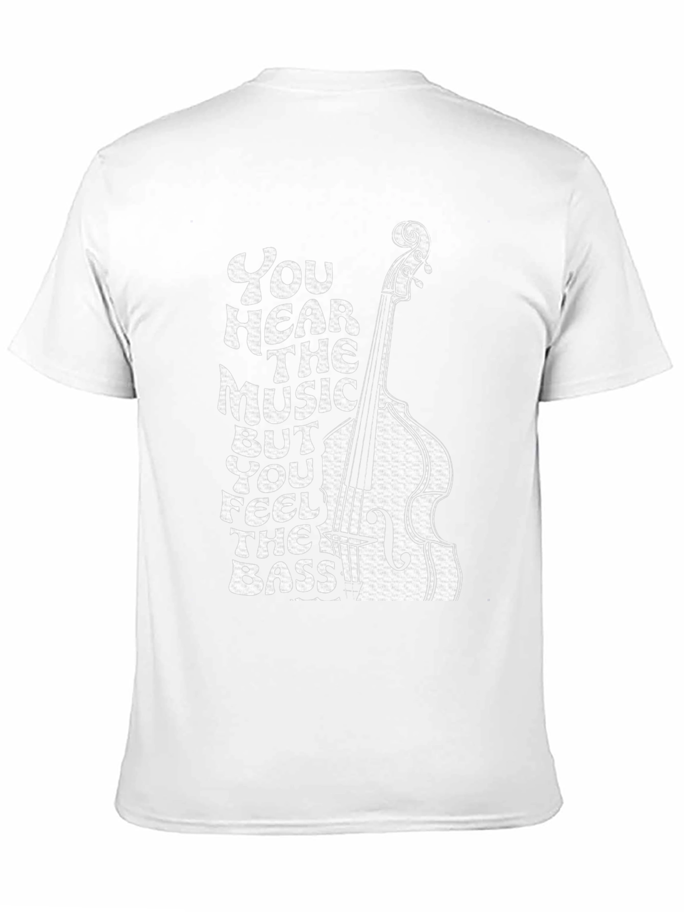 Black Music Lover's Bass Guitar Graphic Tee view 11