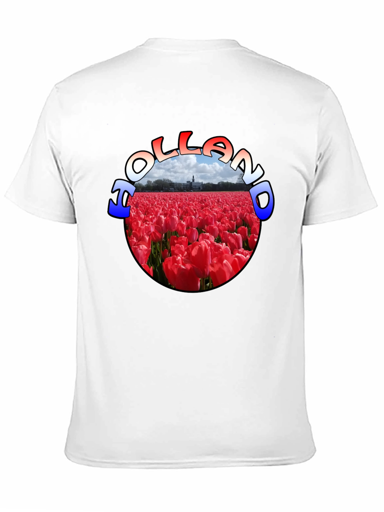 Holland Tulip Field Graphic T-Shirt - 11